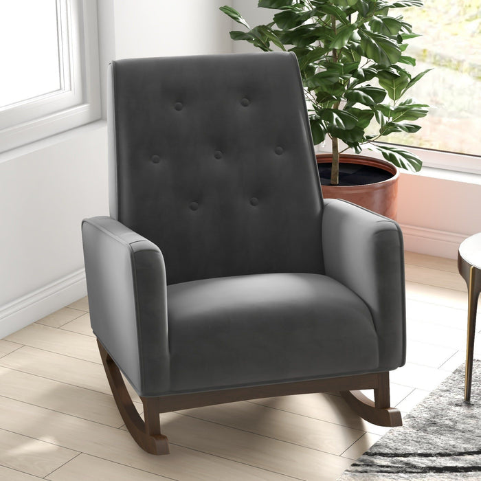 Demetrius - Mid-Century Modern Rocking Chair - view 3