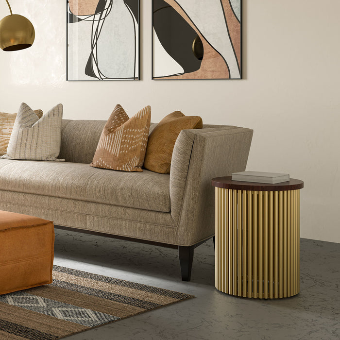 Demy - Handcrafted Metal Accent Table - view 6