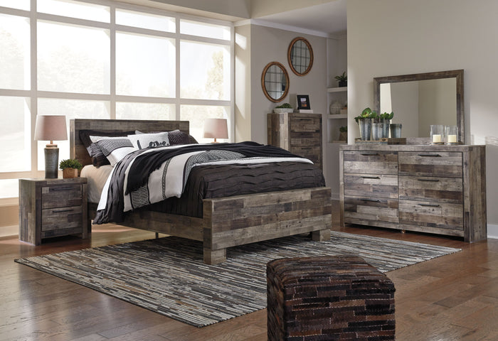 Derekson - Multi Gray - Five Drawer Chest by Benchcraft® | Bel Furniture