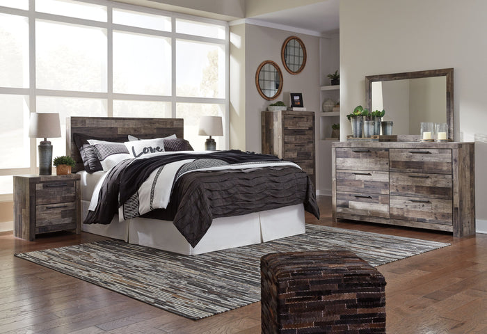 Derekson - Multi Gray - Two Drawer Night Stand by Benchcraft® | Bel Furniture