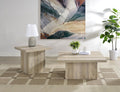 Light Brown / 2 Pc. Coffee Table, End Table