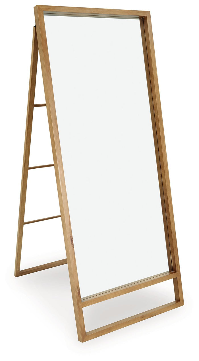 Devford - Brown - Floor Mirror by Signature Design by Ashley® | Bel Furniture