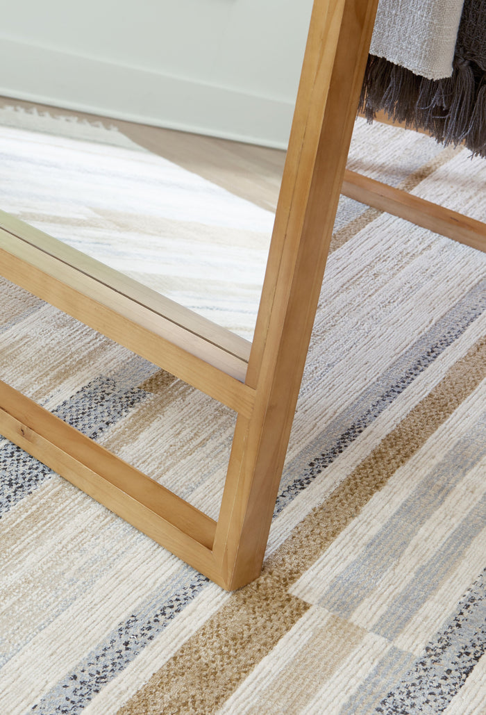 Devford - Brown - Floor Mirror by Signature Design by Ashley® | Bel Furniture