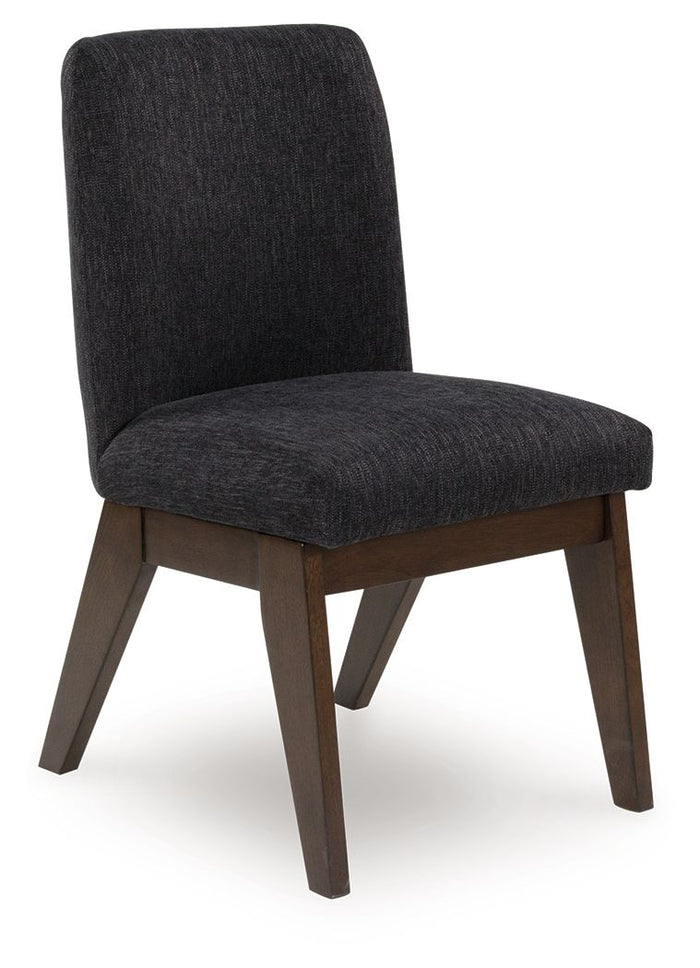 Dilenno - Dark Brown - Dining Upholstered Side Chair (Set of 2) by Signature Design by Ashley® | Bel Furniture