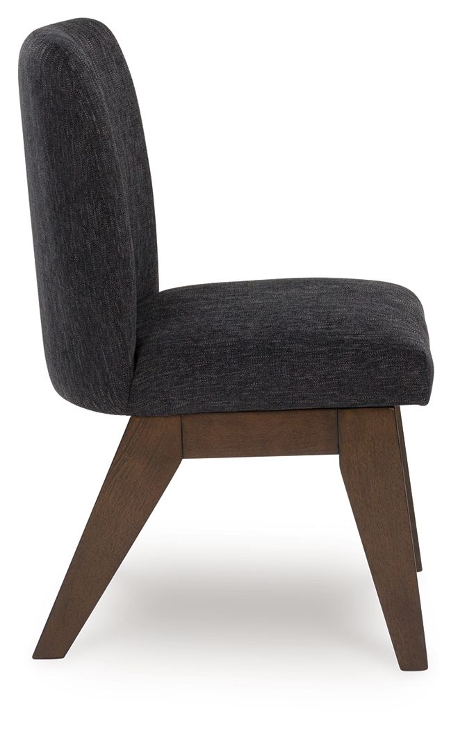 Dilenno - Dark Brown - Dining Upholstered Side Chair (Set of 2) by Signature Design by Ashley® | Bel Furniture