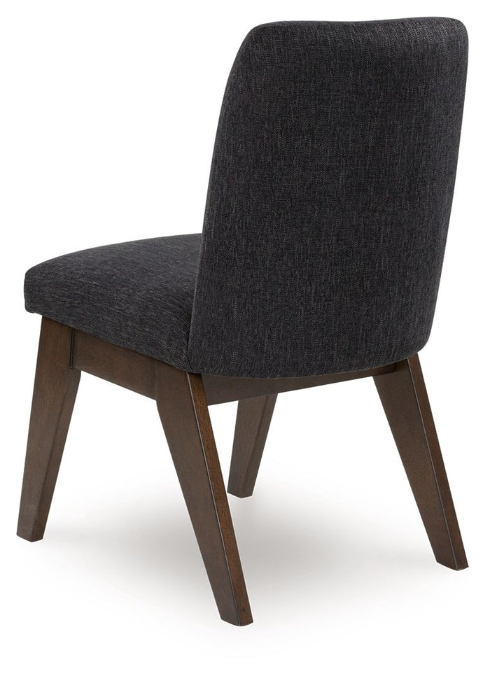 Dilenno - Dark Brown - Dining Upholstered Side Chair (Set of 2) by Signature Design by Ashley® | Bel Furniture