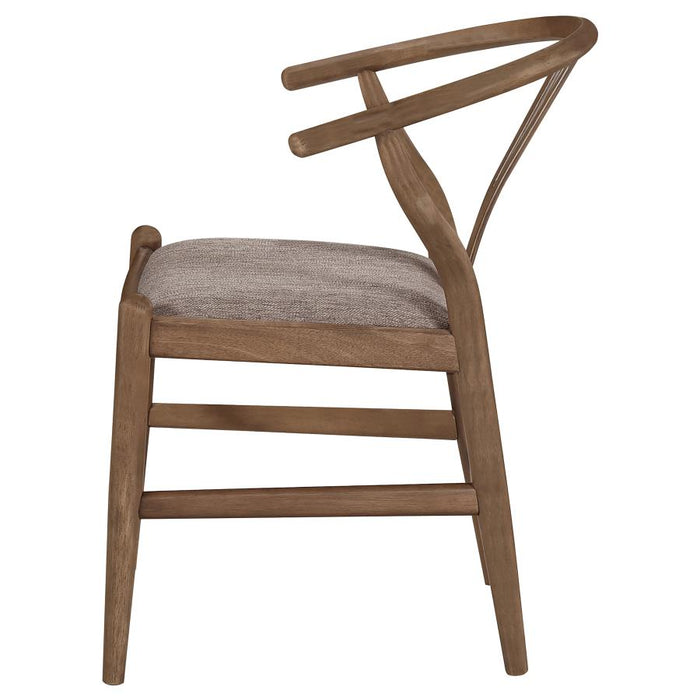 Dinah - Wood Wishbone Dining Side Chair (Set of 2) - Walnut