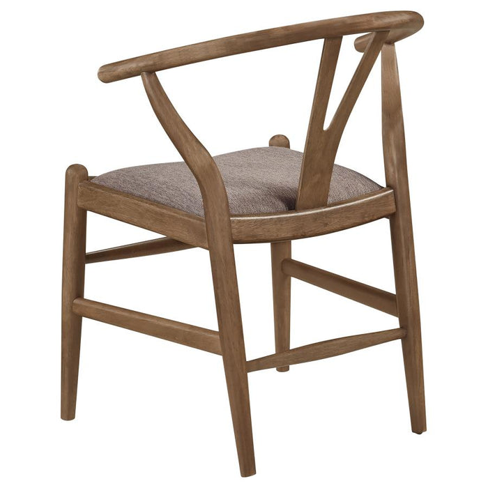 Dinah - Wood Wishbone Dining Side Chair (Set of 2) - Walnut