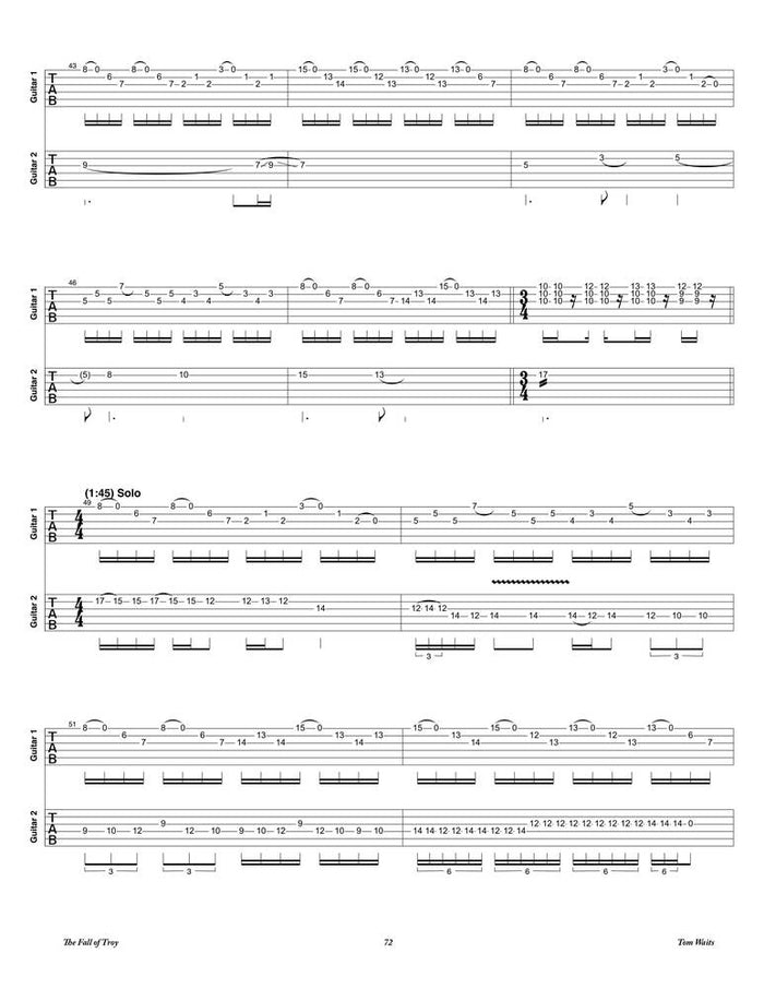 Printed Guitar Book, Digital Guitar Book
