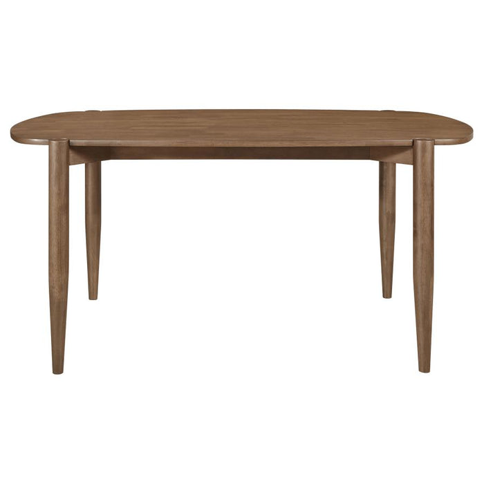 Dortch - Oval Solid Wood Dining Table - Walnut