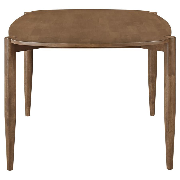 Dortch - Oval Solid Wood Dining Table - Walnut