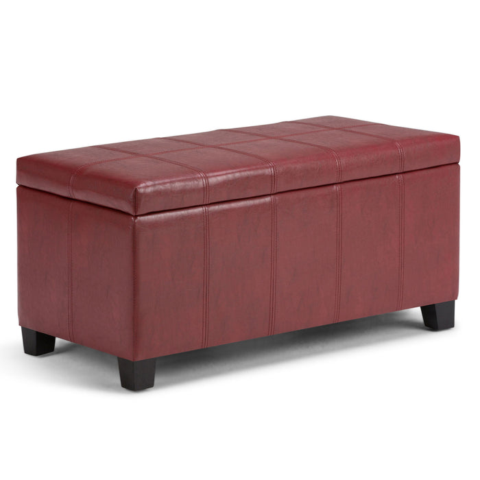Dover - Upholstered Storage Ottoman Bench - view 2