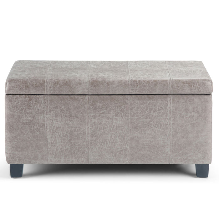Dover - Upholstered Storage Ottoman Bench - view 4