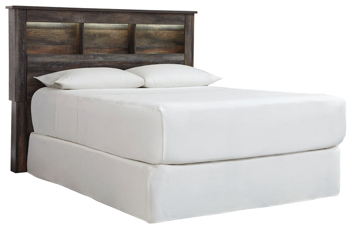 Drystan - Bookcase Headboard Beige by Signature Design by Ashley® | Bel Furniture