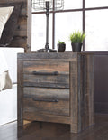 Drystan - Brown / Beige - Two Drawer Night Stand by Signature Design by Ashley® | Bel Furniture