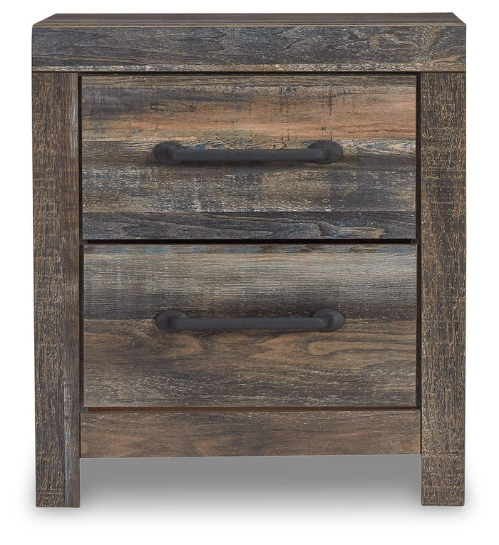 Drystan - Brown / Beige - Two Drawer Night Stand by Signature Design by Ashley® | Bel Furniture