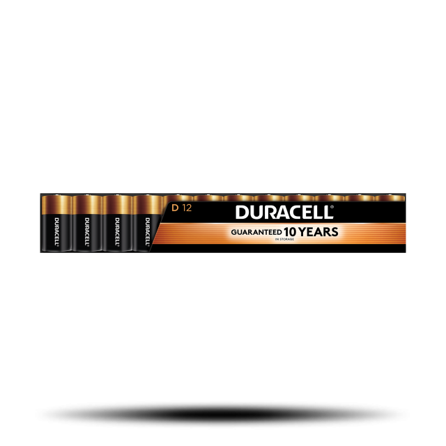 Duracell Coppertop D Alkaline Batteries