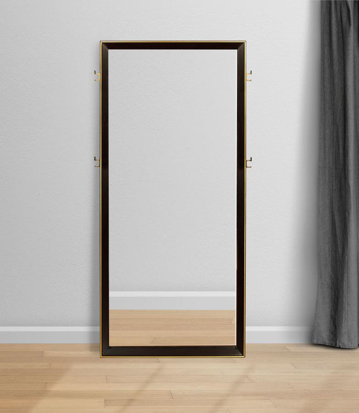 Durango - Standing Floor Mirror - Smoked Peppercorn