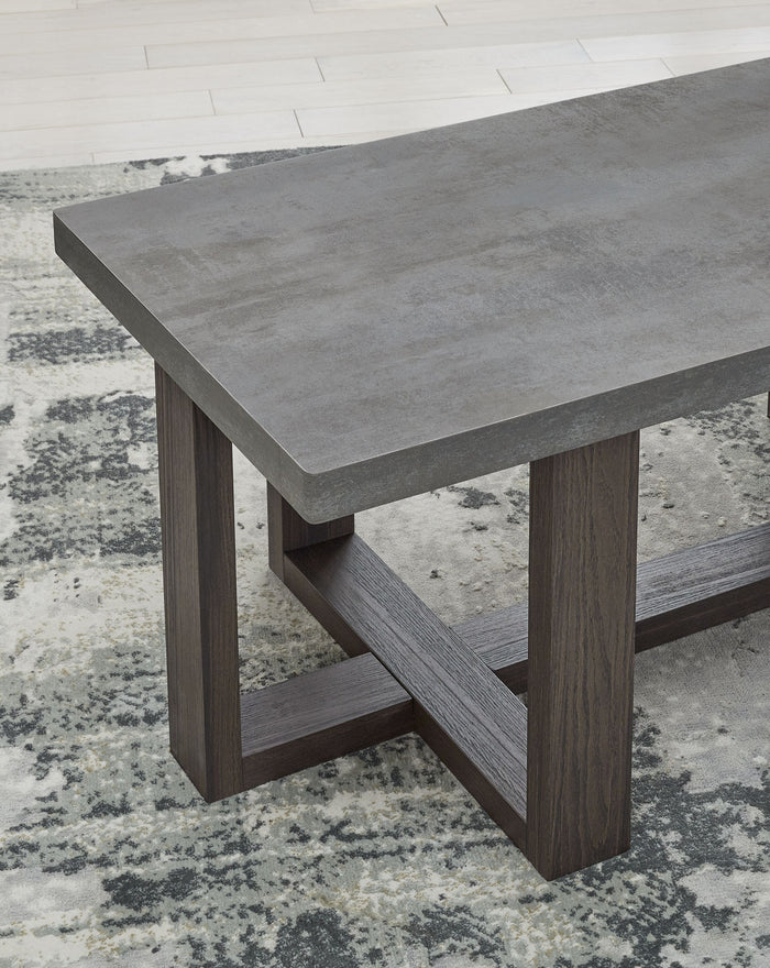 Dynnford - Gray / Brown - Occasional Table Set (Set of 3) by Signature Design by Ashley® | Bel Furniture