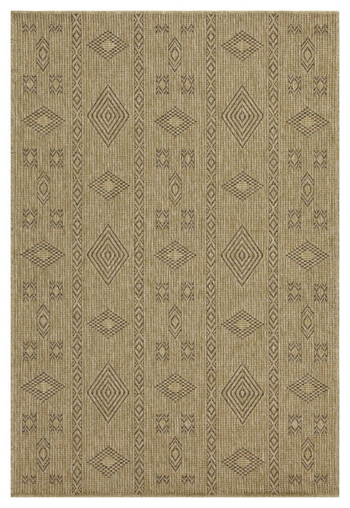 Earth - 2'7" X 7'3" Indoor, Outdoor Area Rug - Jute, Mocha by Icona Home Decor | Bel Furniture