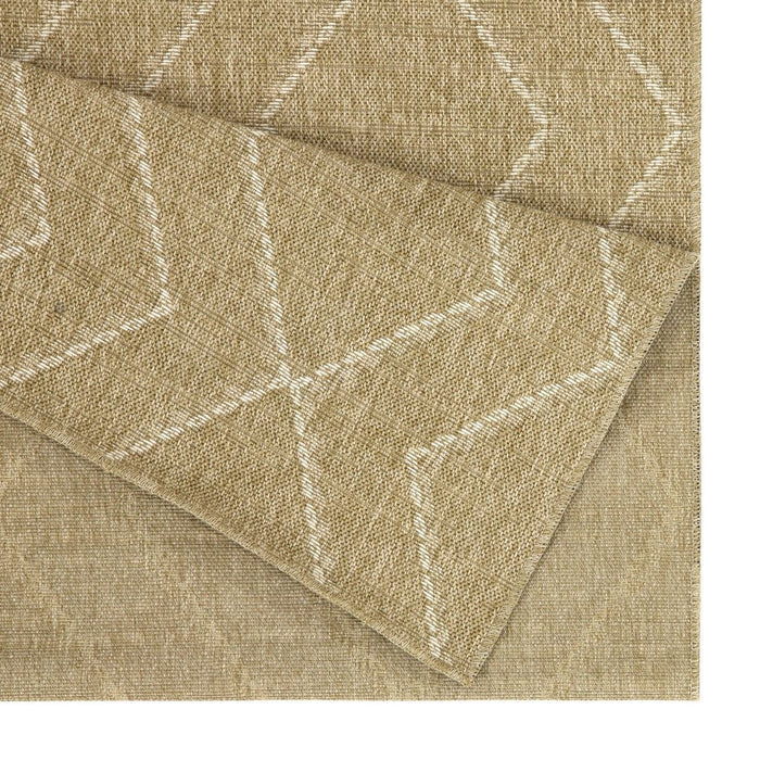 Earth - 5'3" X 7'3" Indoor, Outdoor Area Rug - Jute / White - view 2