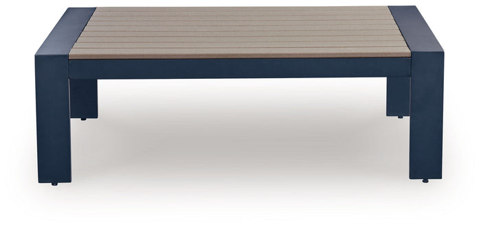 East Beach - Blue - Rectangular Cocktail Table - view 8
