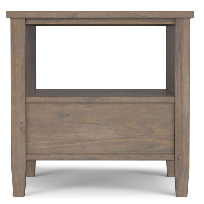 Ela - End Table - Brown - view 2