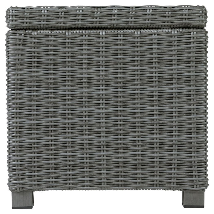 Elite Park - Gray - Square End Table by Signature Design by Ashley® | Bel Furniture