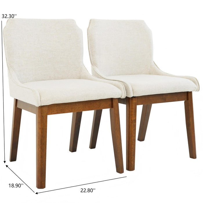 Ellis - Dining Chair (Set of 2) - Beige - view 6