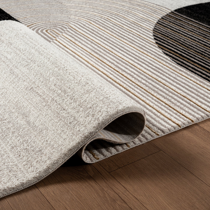 .Elma Multi Power-Loomed Area Rug - 6' 6" x 9' 0"