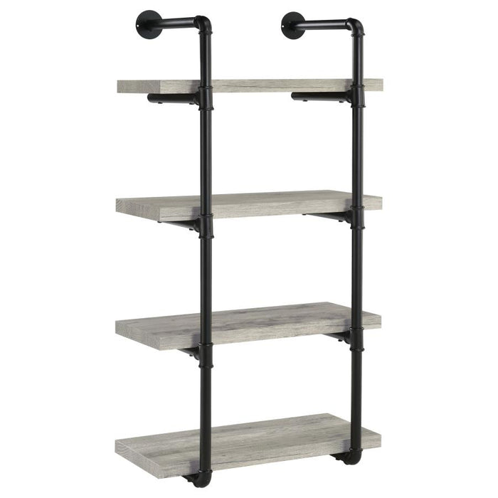 Elmcrest 4-Shelf Wall Bookshelf