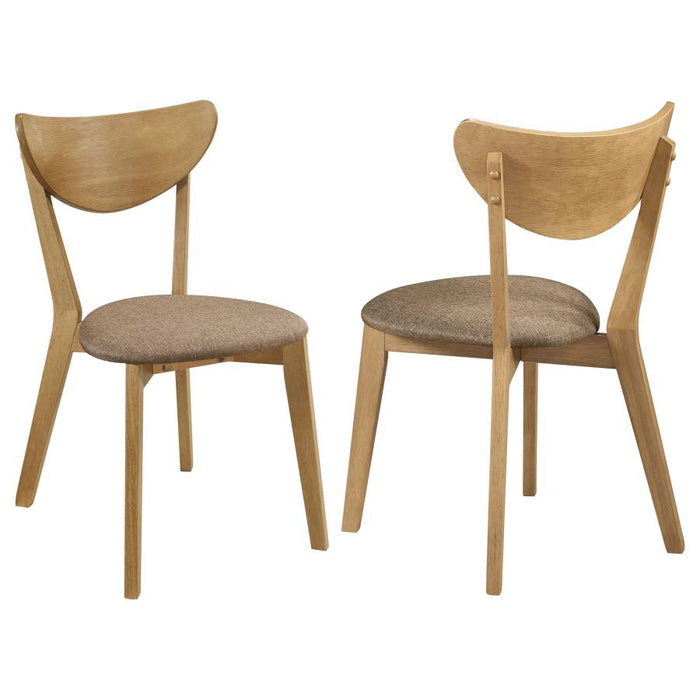 Elowen Wood Dining Side Chair (Set of 2) Light Walnut