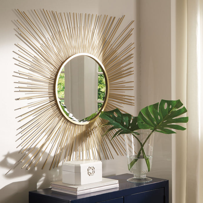 Elspeth - Accent Mirror - Gold Finish - view 2