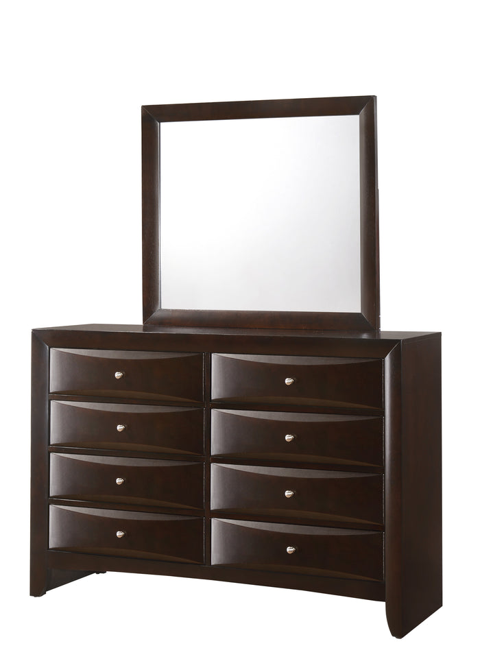 Emily Dresser Mirror Dark Cherry