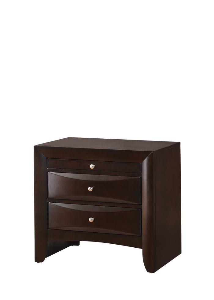 Emily Night Stand Dark Cherry