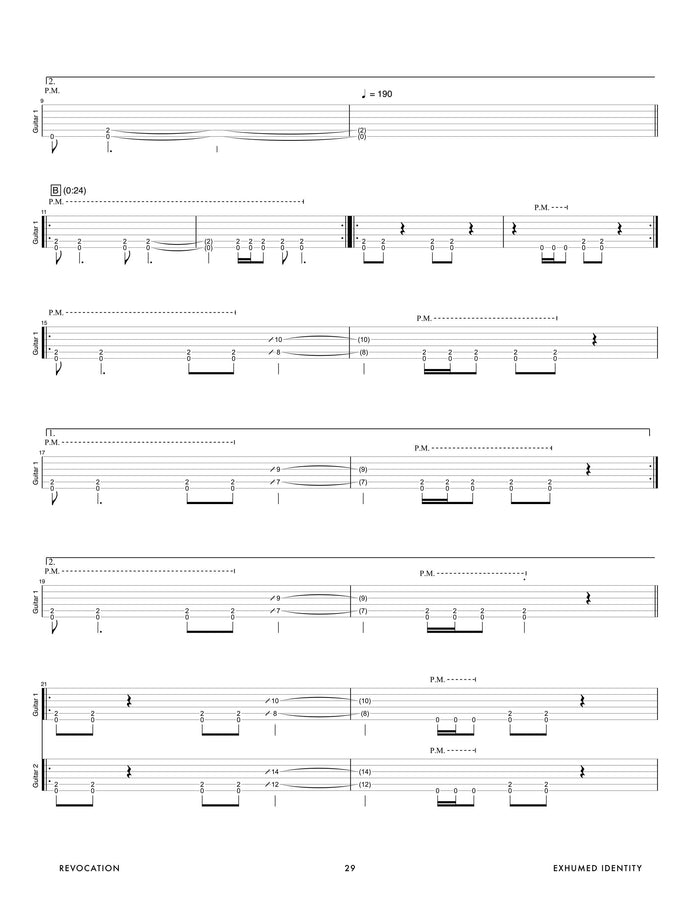Printed Guitar Book, Digital Guitar Book