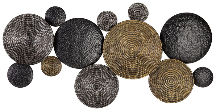 Emsley - Metallic / Black / Gray - Wall Decor by Signature Design by Ashley® | Bel Furniture