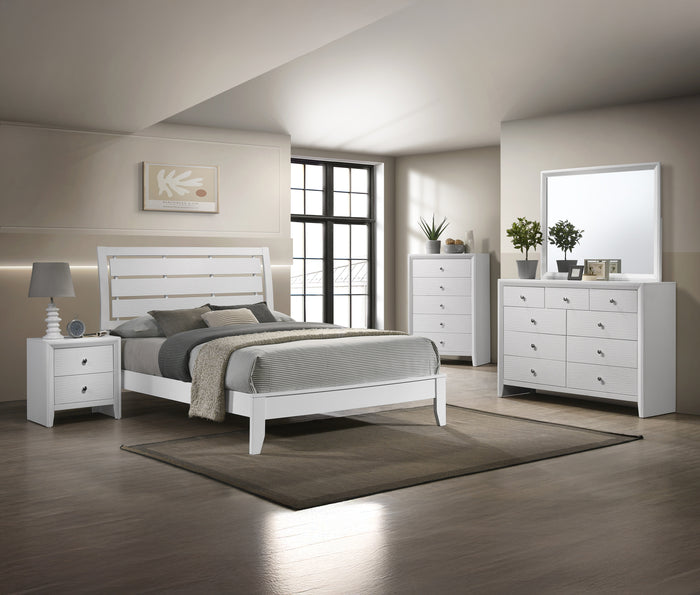 Evan Night Stand White