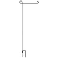 Evergreen 44 In. Black Metal Garden Flag Holder