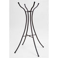 Evergreen Hourglass Shape Metal Bird Bath Stand