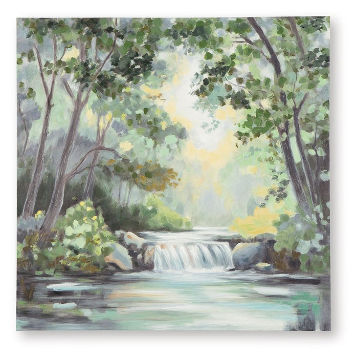 Evermaddick - Green / Gray / White - Wall Art by Signature Design by Ashley® | Bel Furniture