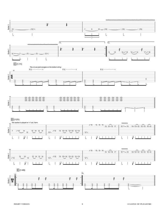 Printed Guitar Book, Digital Guitar Book