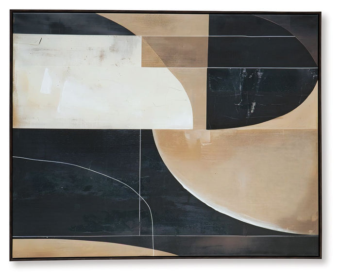 Ewanford - Black / Brown / Tan - Wall Art by Signature Design by Ashley® | Bel Furniture