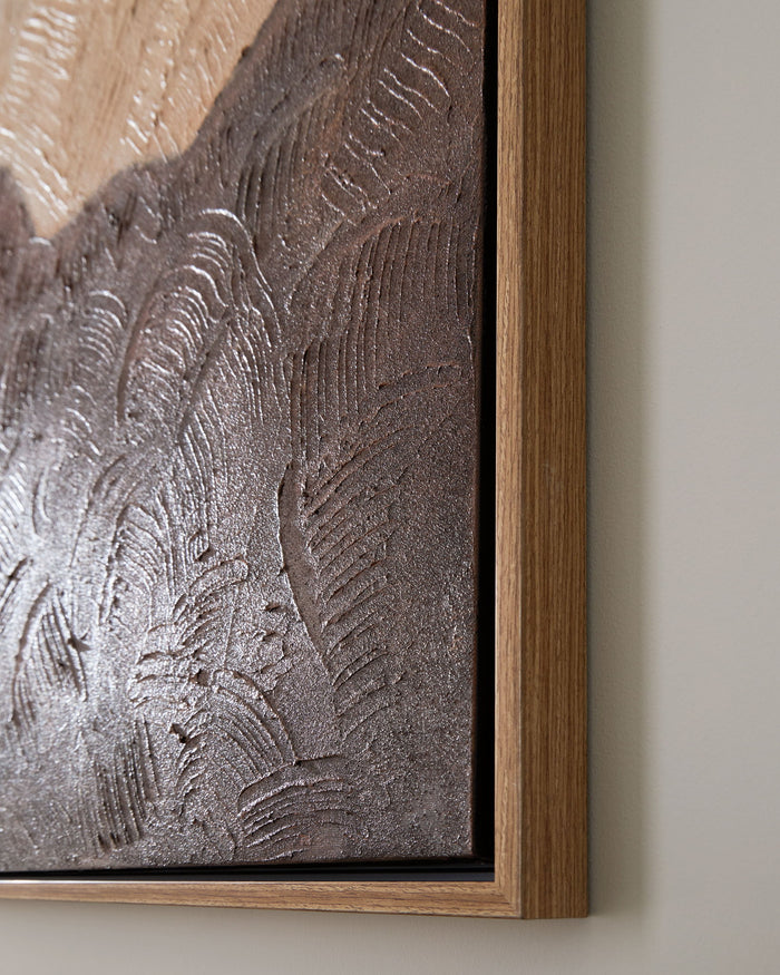 Fanthorne - Wall Art - Tan / Brown / White - view 2