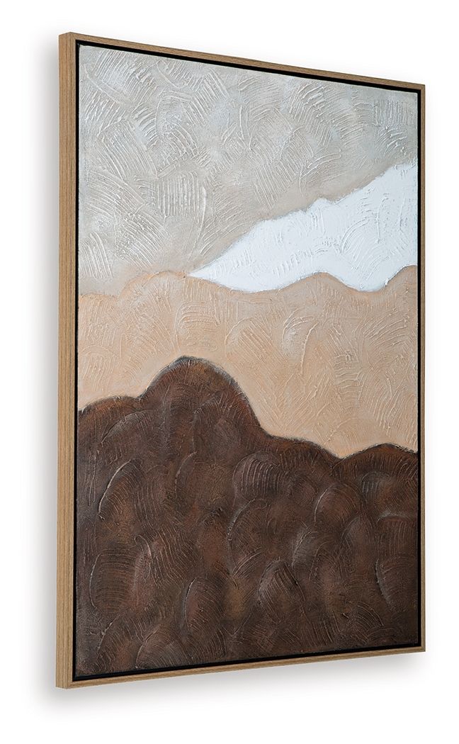 Fanthorne - Wall Art - Tan / Brown / White - view 3