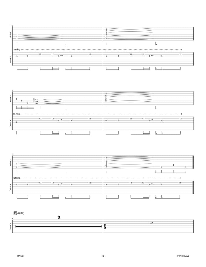 Printed Guitar Book, Digital Guitar Book