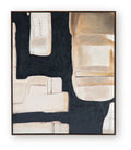 Feyville Wall Art Black and Brown and Cream