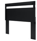 Finch Queen Panel Headboard Black