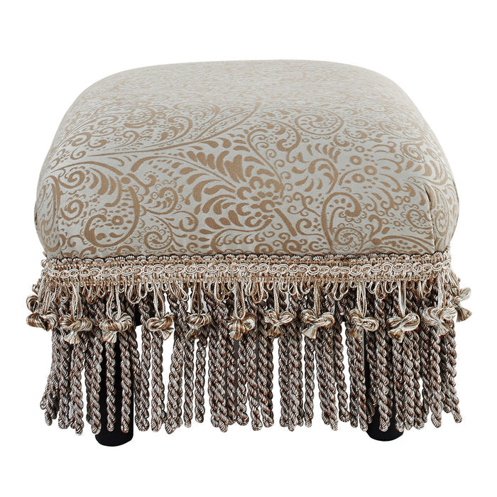 Fiona - Handcrafted Accent Footstool Ottoman - view 4