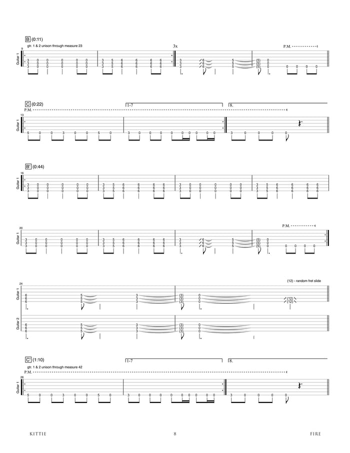 Printed Guitar Book, Digital Guitar Book